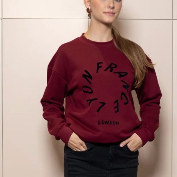 Burgundy France Crewneck - Picture 5 of 9